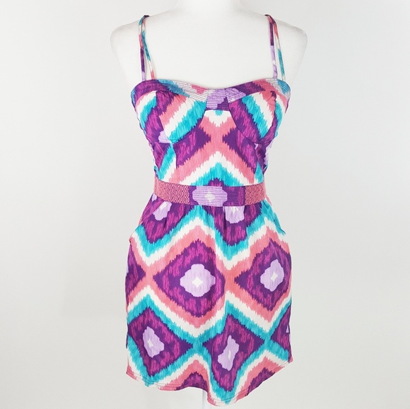 American Eagle Outfitters Dresses & Skirts - American Eagle Boho Spaghetti Strap Tank Dress 4